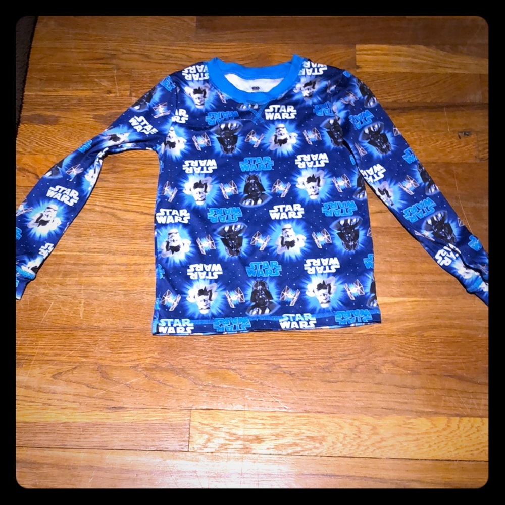 Blue Star Wars Pajama Top